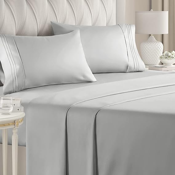 King Size Sheet Set Breathable & Cooling Hotel Luxury