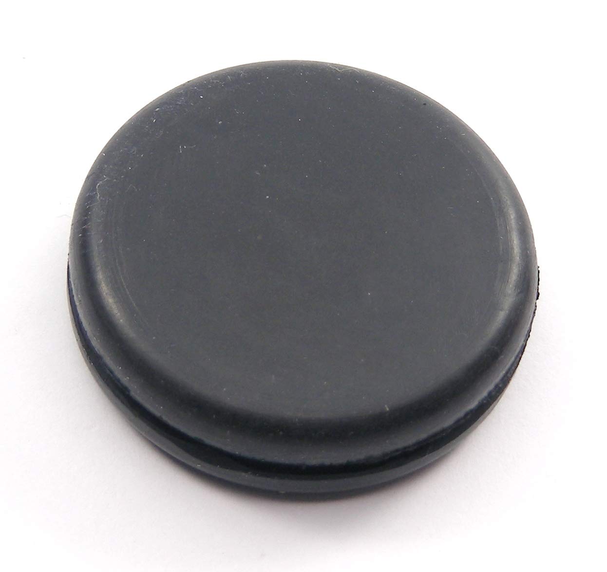 Rubber Plug - Fits 1" Opening in 1/16" Thick Panel -"Grommet Without A Hole" - Solid Flush Plug - Seals Opening in Metal Panels - Provides Finished Appearance on Both Sides of Panel (50)