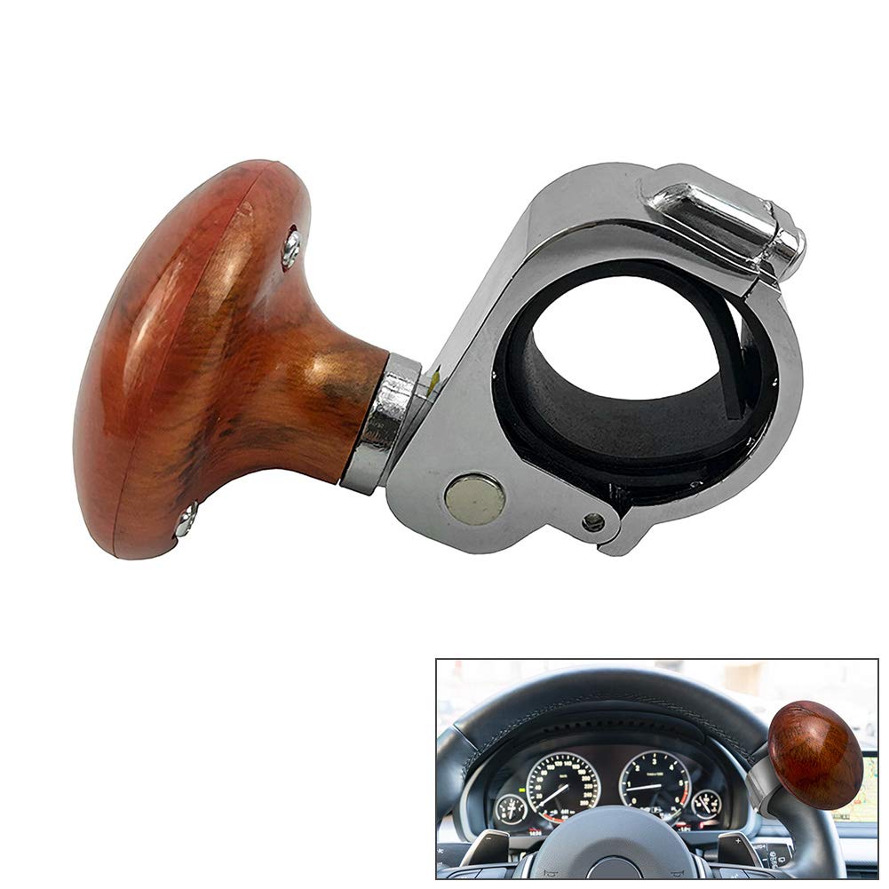 QWORK® Spinner Power Handle, Steering Wheel Spinner Knob Car Accessories for Car Steering Wheel