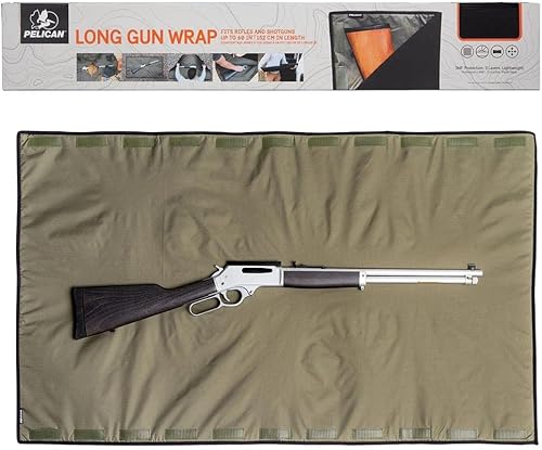 Case-Mate Outdoor - Envoltura larga para pistola - Estuche suave plegable para rifles y escopetas - Olive Drab