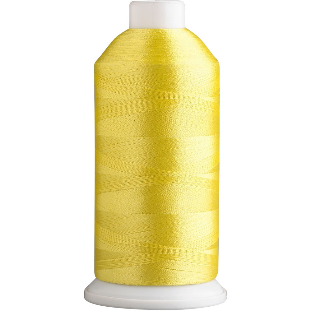Superpunch SuperB Embroidery Thread 40wt, 5000 m Cone, Yellow Canary 635