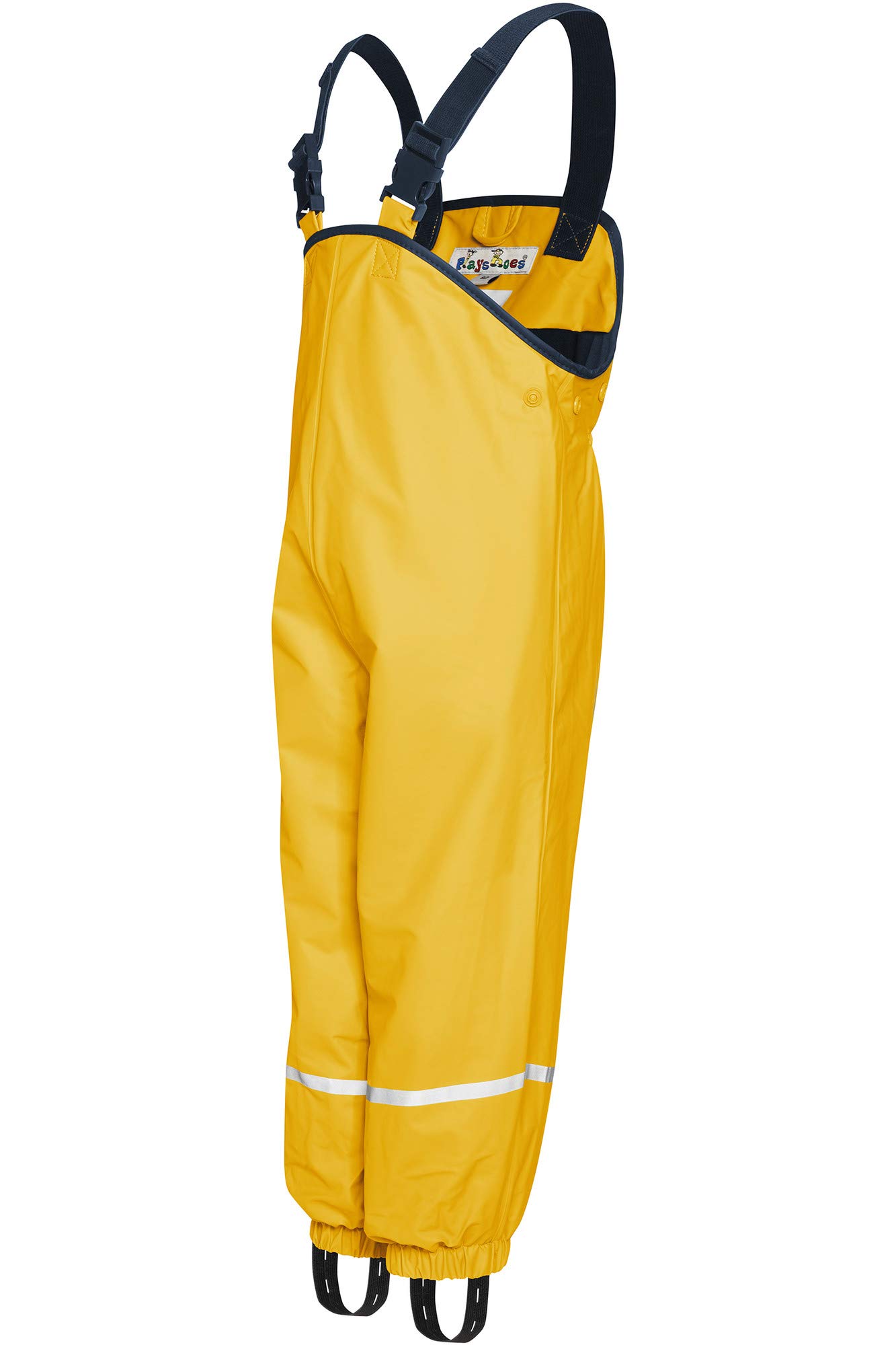 Playshoes Mixte enfant Fleece-trägerhose Pantalon, Jaune - Gelb (Gelb 12), 98 EU