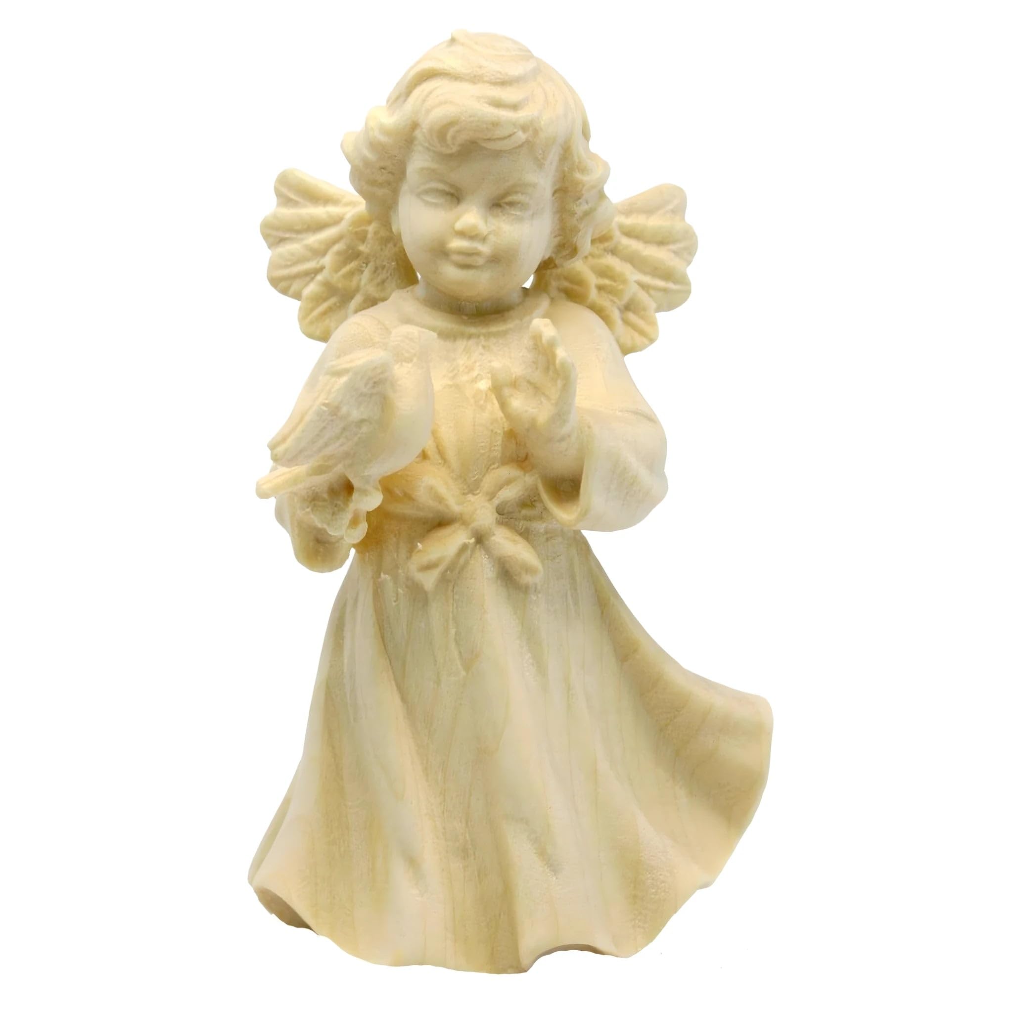 Maple Wood Angel with Dove Dolfi
