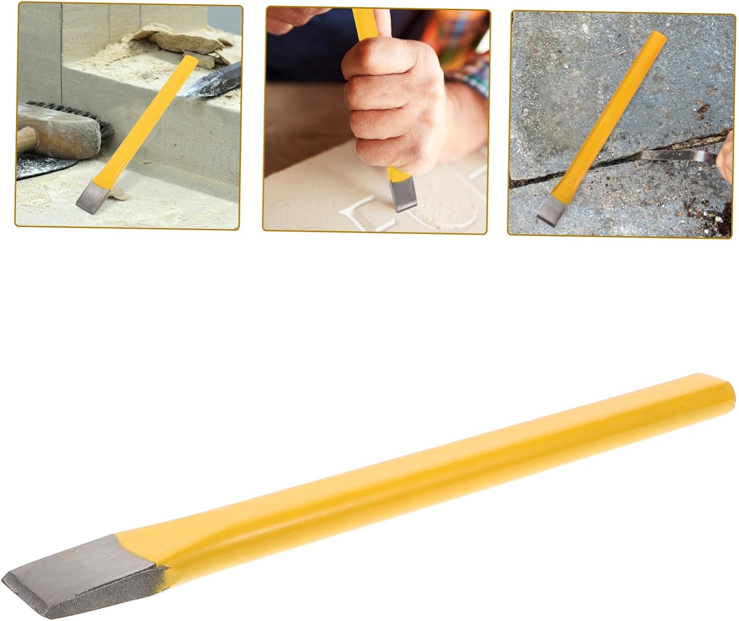 Carpenter Flat Tip Chisel Masonry Tool for Accurate Cutting Ergonomic Design for Comfortable Use for Metalworking Carving Projects
