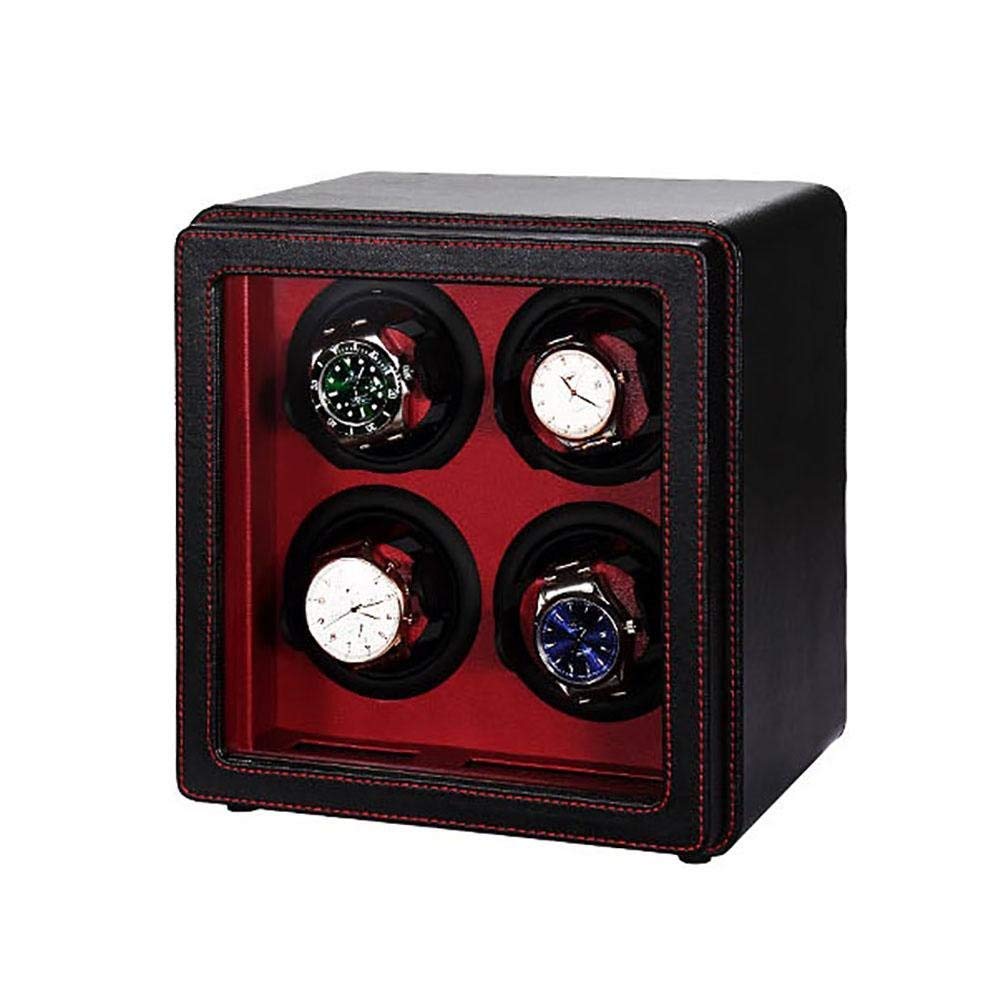 SBCGFY Watch Winder 4 Watches Box Black,Watch Winders For Automatic Watches Watches Cases Watches Boxes Winders Storage Case,