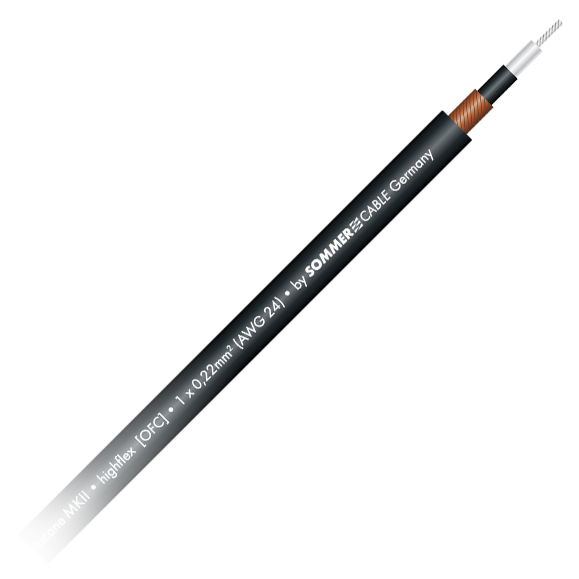 Sommer Cable 25m Tricone® MKII 1x 0,22 mm² OFC Gitarren- Instrumentenkabel - 300-0021