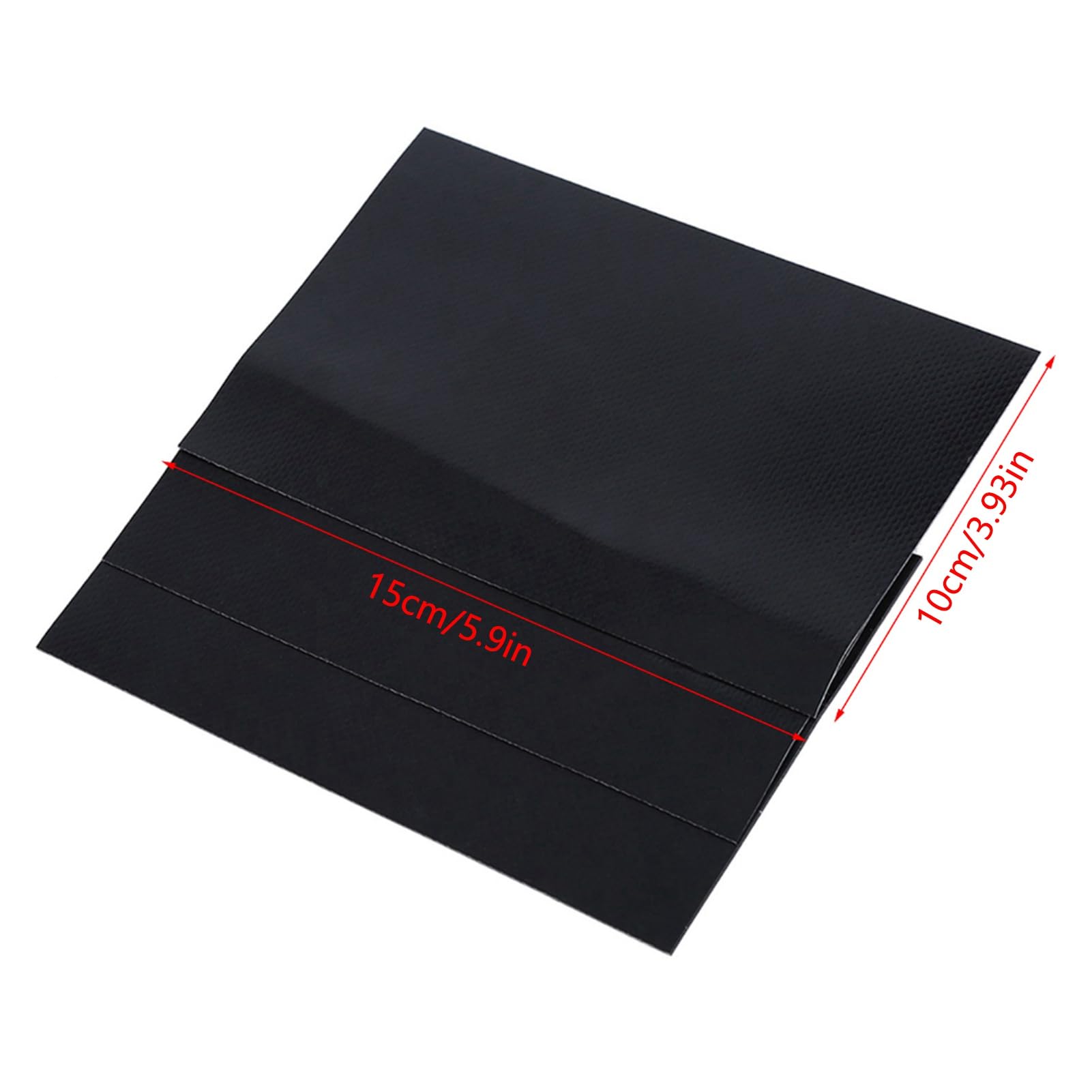 Toppa di riparazione in PVC, Non-self-adhesive toppa di riparazione per gommone Kit di riparazione per barche per piscine Gommoni per barche gonfiabili Zattera Kayak 3 pezzi(Nero)