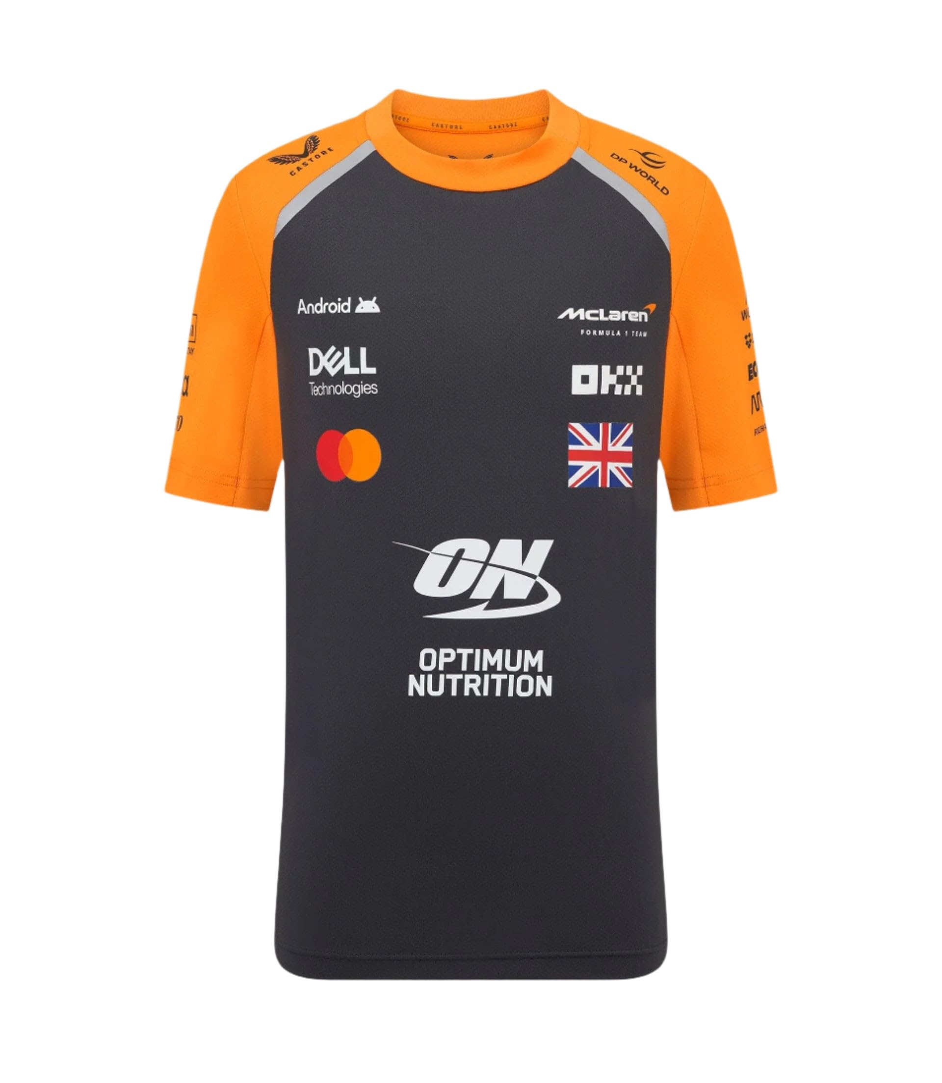 Castore Phantom / Autumn Glory Mclaren F1 Kids 2025 Lando Norris Team Set Up T-Shirt, Xl