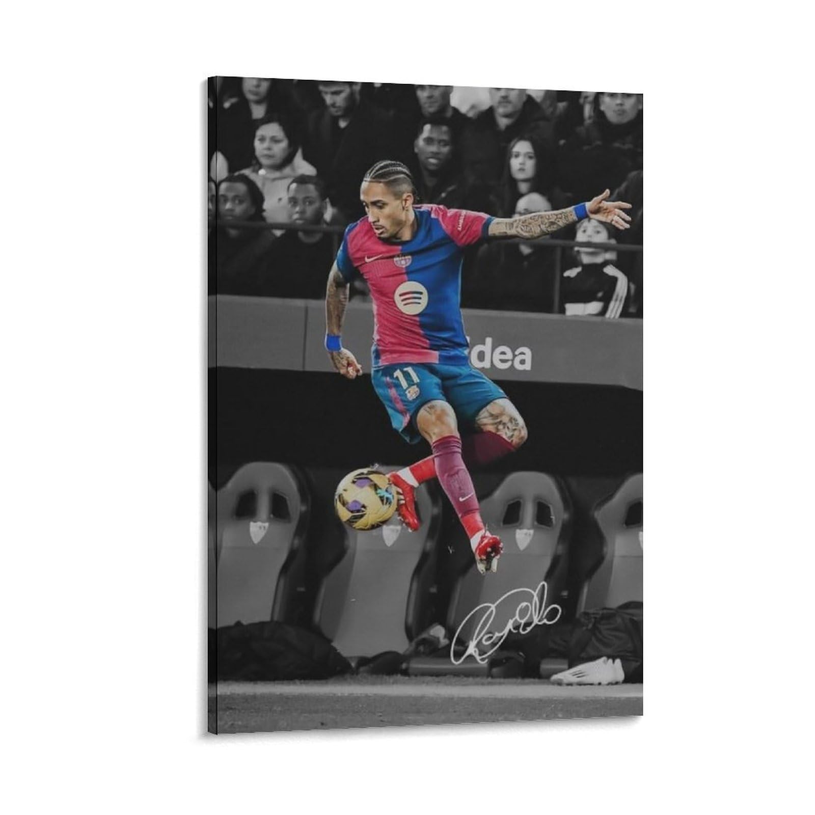 FCOIN Raphinha Canvas Poster Poster Cool Artworks Painting Wall Art Canvas Prints Hanging Picture Posters 20x30inch(50x75cm)