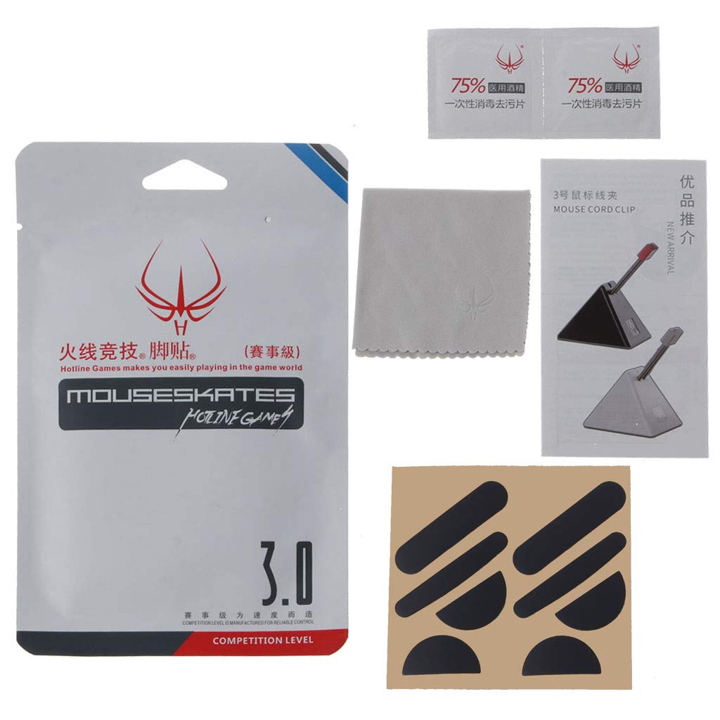 CENXIO 2 Set Hotline Games 0.8mm Mouse Feet Mouse Skates for MX Master 3 Mouse