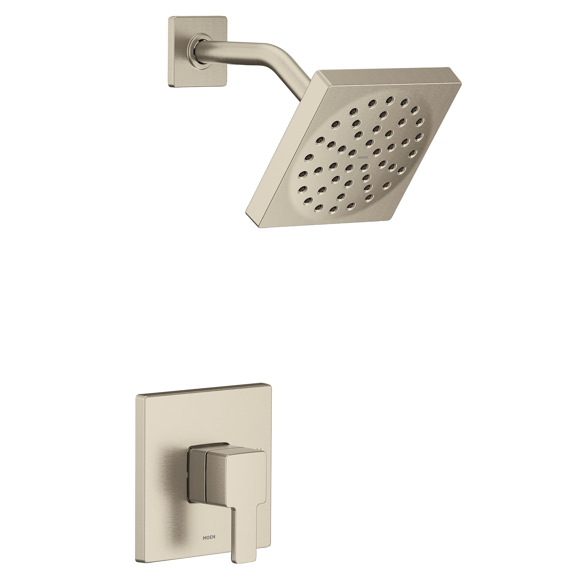 Moen UTS2712EPBN 90 Degree M-CORE 2-Series 1-Handle Shower Trim Kit, Valve Required, Brushed Nickel