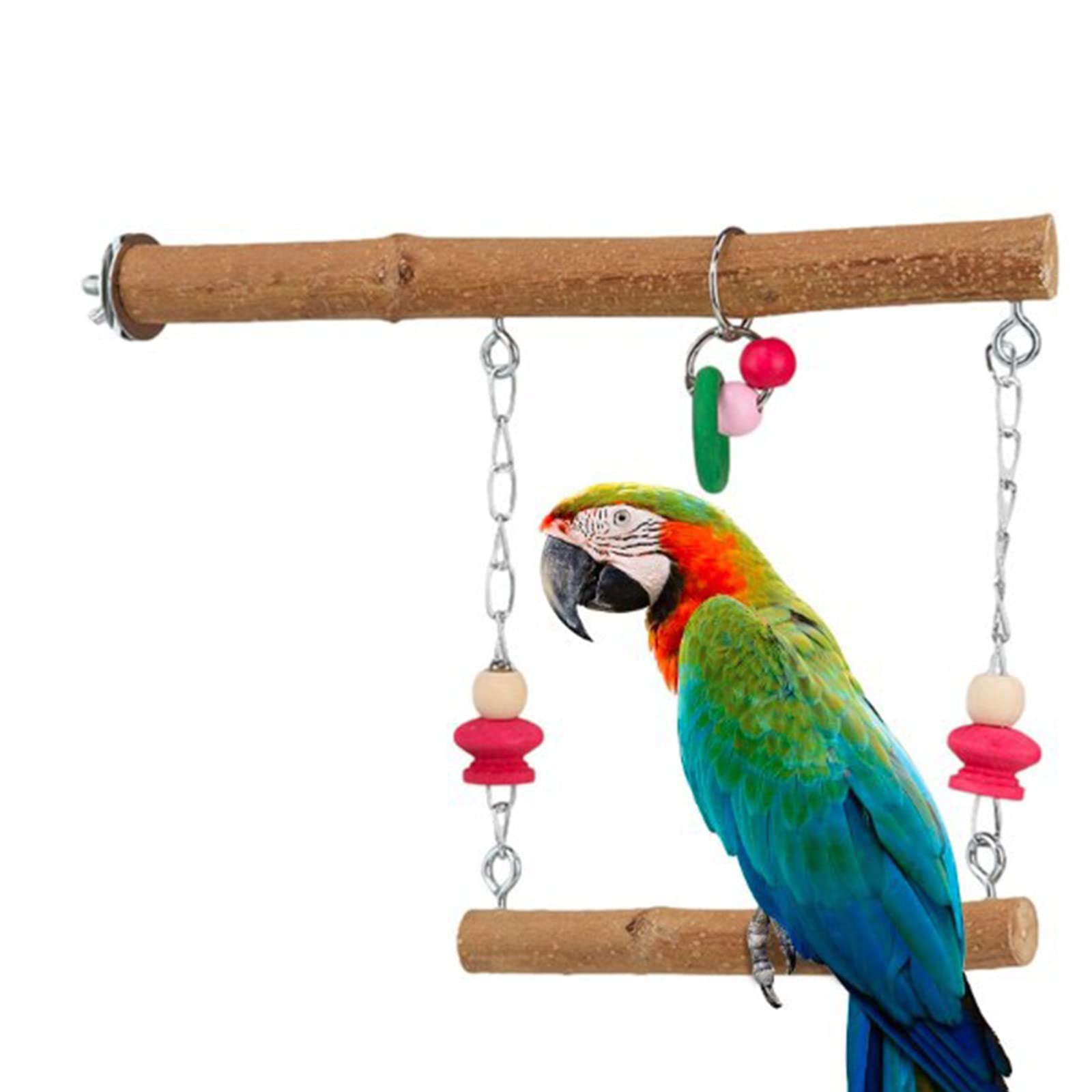 木製鳥用スタンド スイング付き*7 Amazon | オウムスイング オウム