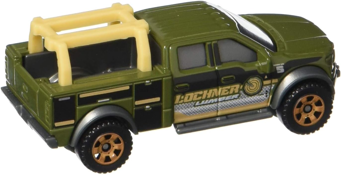Mattel Matchbox Green '15 Ford F-150 Contractor Truck 47/125 Metal Parts