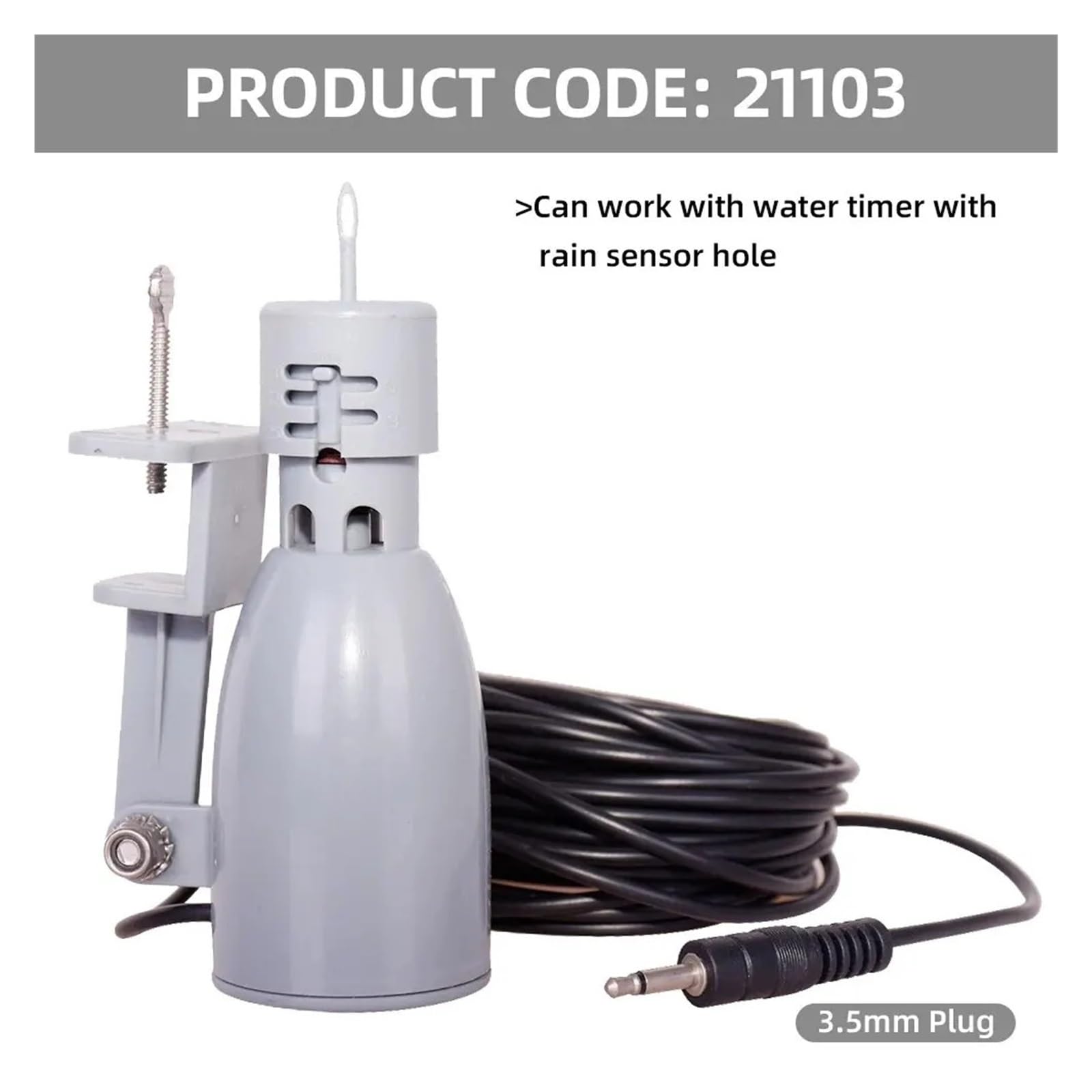 MIFANI Il Mini sensore Pioggia del Timer for l'irrigazione del Giardino interrompe automaticamente Il Sistema di irrigazione for l'irrigazione Domestica del Timer dell'Acqua del Giardino