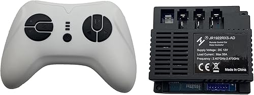 JR1922RXS-AD 2.4G Control remoto y receptor, para niños Ride On Toys, caja de control de 12 V, accesorios de placa base, piezas de repuesto para