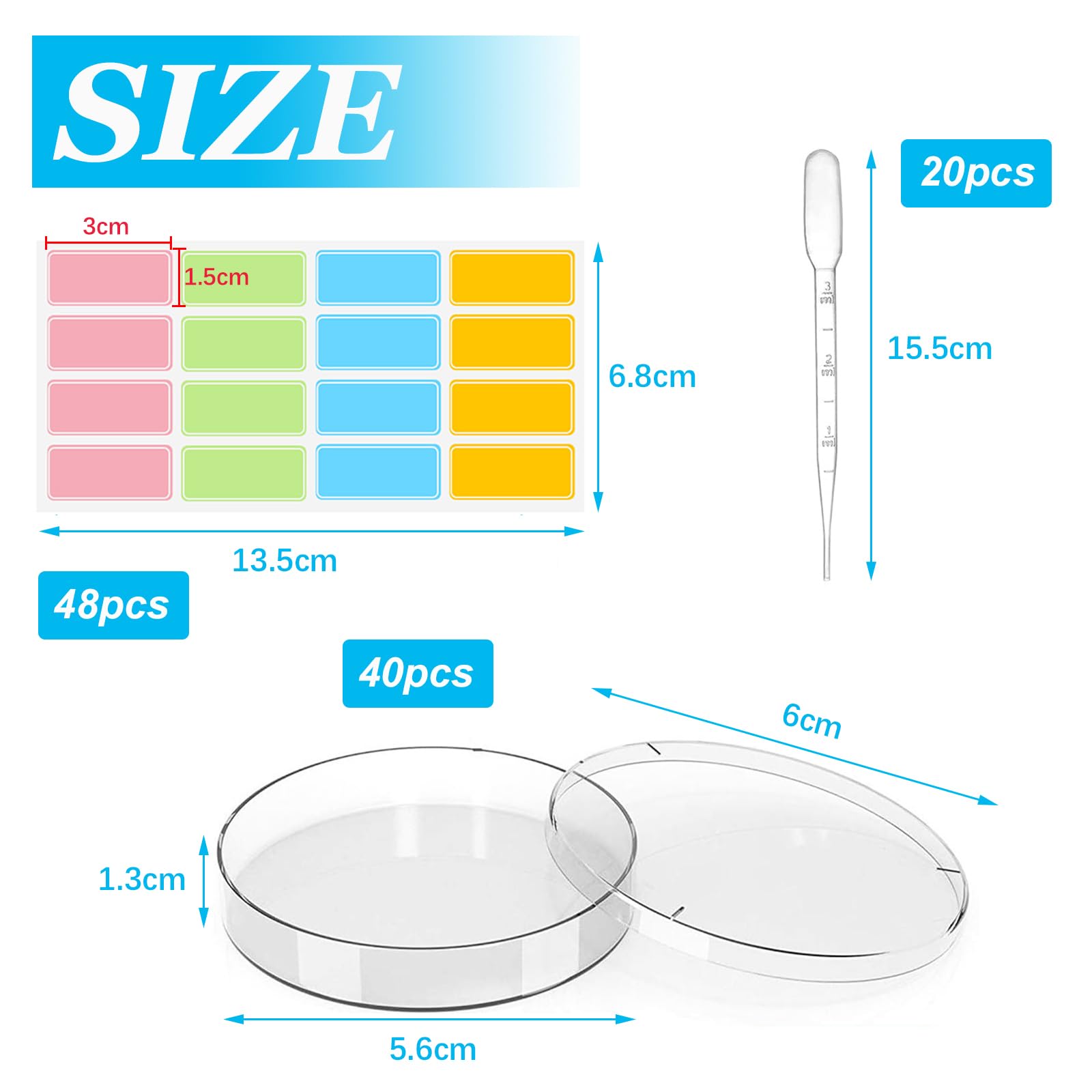 100 Piastre Petri Sterili In Plastica - Diametro 90mm X 15mm, Con Coperchio E Prese Aria, Per Laboratorio - Foto 12