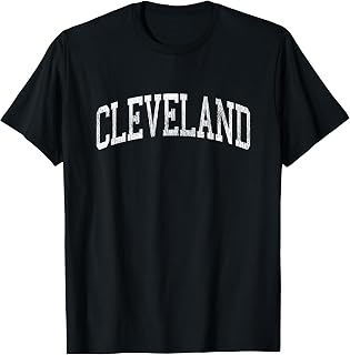 Cleveland Texas TX Vintage Athletic Sports Design T-Shirt