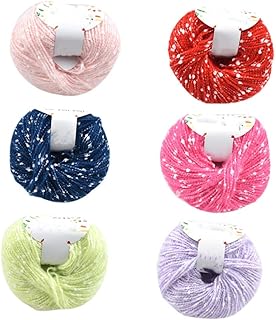 BETOOKY 6 rolos de crochê infantil cobertor de pelúcia infantil chapéu de tricô corda fio de tricô fio de bebê alpaca fio de algodão fio de tricô à mão fio de tricô material de fio de tricô