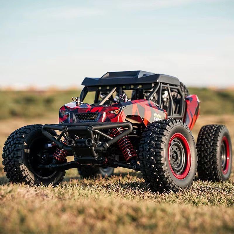 Image of RC Car, 1:16 Scale Remote Control Car, High Speed 4WD Electric Car with LED Light, 4X4 RC Off-Road Truck 38KM /H High Speed Racing Vehicle for Adults, Boys, Girls, Kids