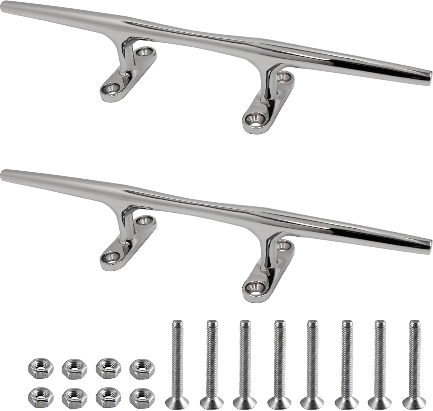 YANYUCB Boat Cleat Open Base 316 Stianless Steel Hardware