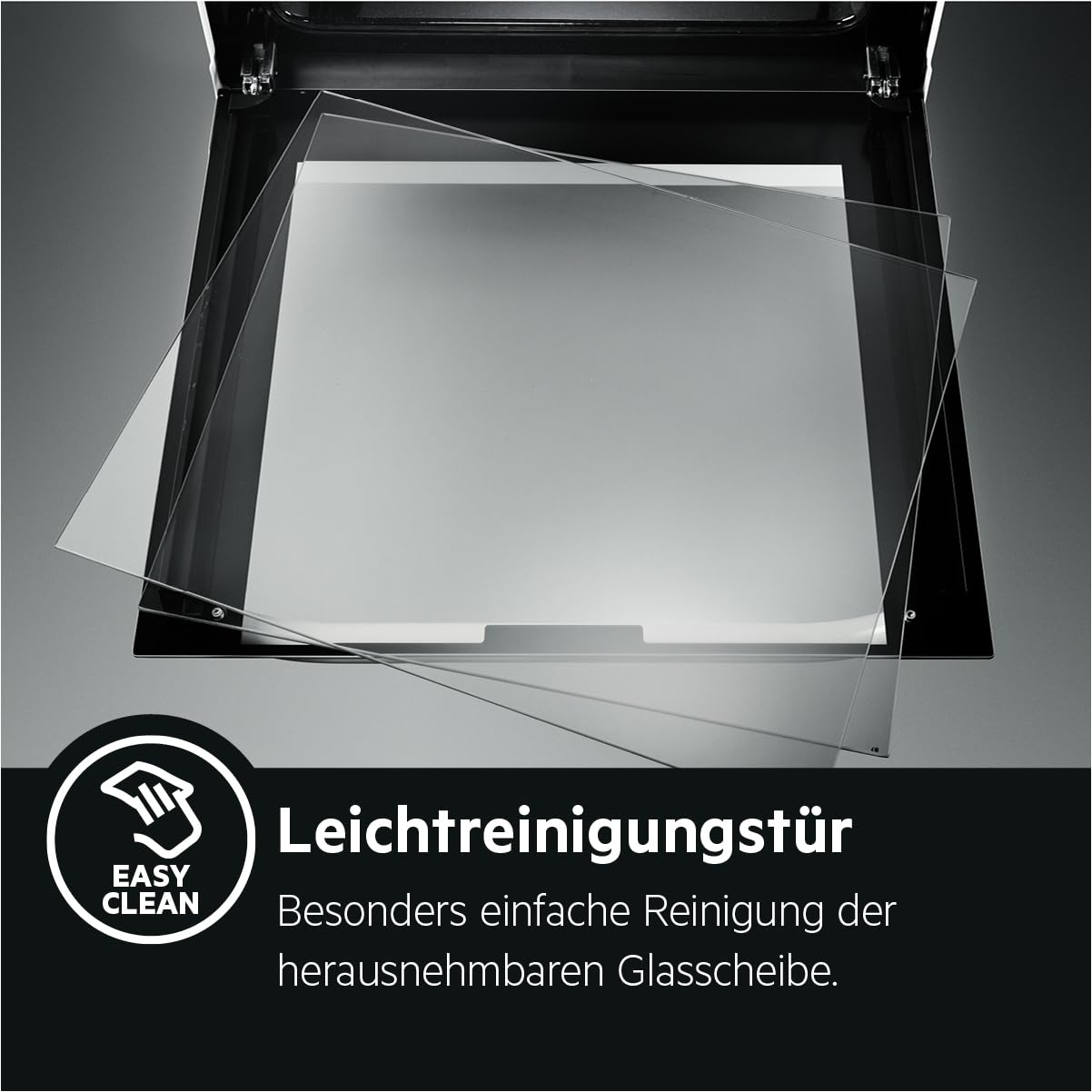 AEG Einbaubackofen Serie 5 Ringheißluft Pyrolyse Selbstreinigung 25 Automatikprogramme LED-Touchdisplay Schwarz BPE53516AB