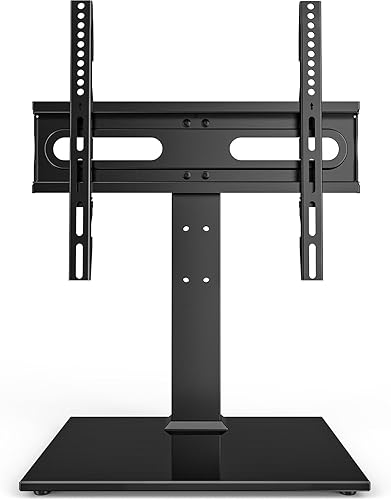 Soporte universal para TV Soporte de mesa para televisores LCD LED de 27 a 60 pulgadas Base de TV ajustable de 9 niveles de altura con base de