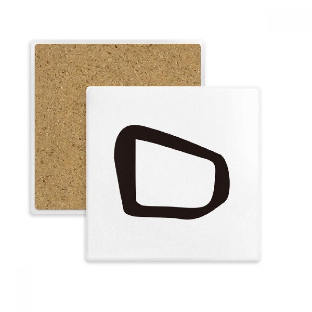 Coaster pierre absorbant inscription chinoise idée cadeau originale unique