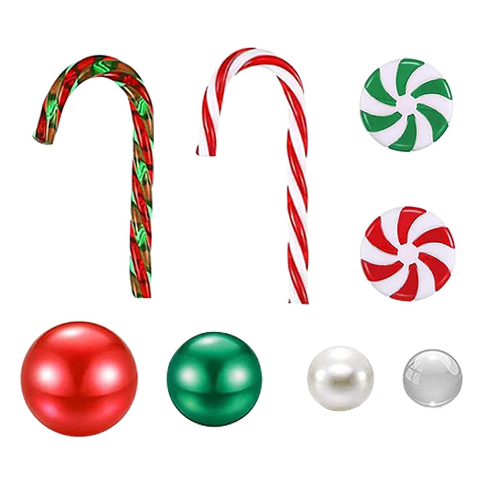 Tedious Christmas Vase Filler Water Beads | Vase Fillers Floating Pearls for Centerpieces | Candy Cane Clear Water Beads for Vase Filler | Vase Filler Set for Christmas Home Table Decor