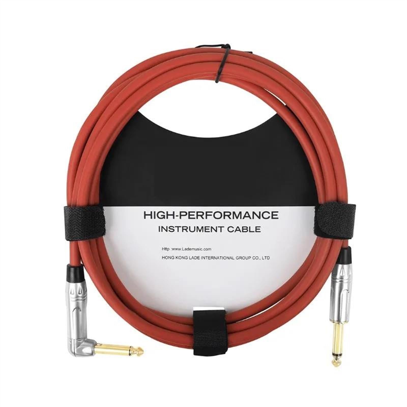 kabel audio instrumentu muzycznego 300cm Kabel Do Gitary Elektrycznej Kabel Połączeniowy Kable Do Wzmacniacza Gitary Basowej Kabel Miedziany Akcesoria Do Gitary