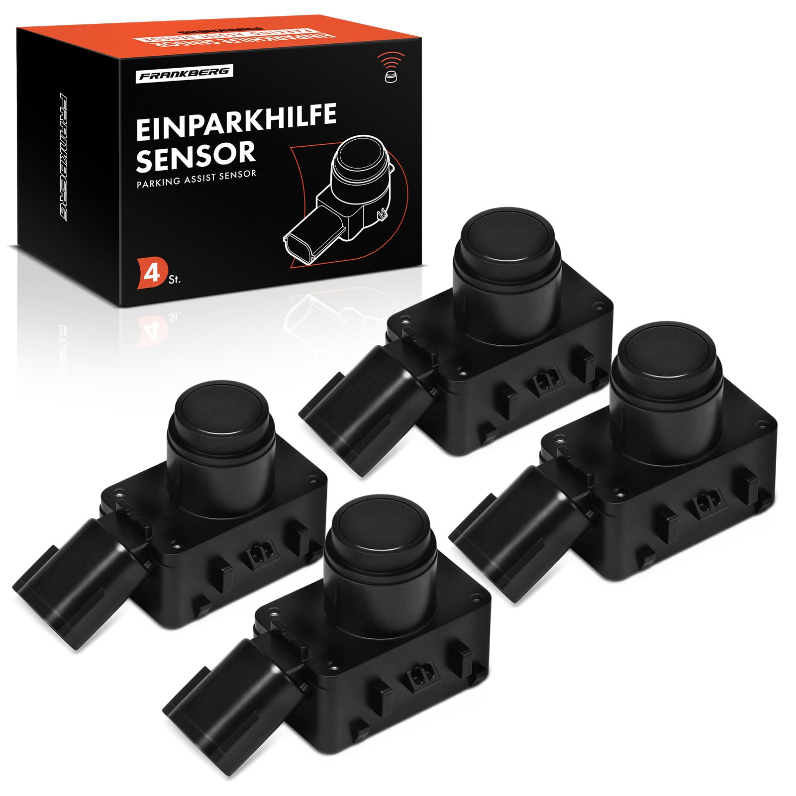Frankberg 4 sensori di parcheggio anteriori e posteriori 8934148040C4 | Compatibile con: Prius W5, RX L2