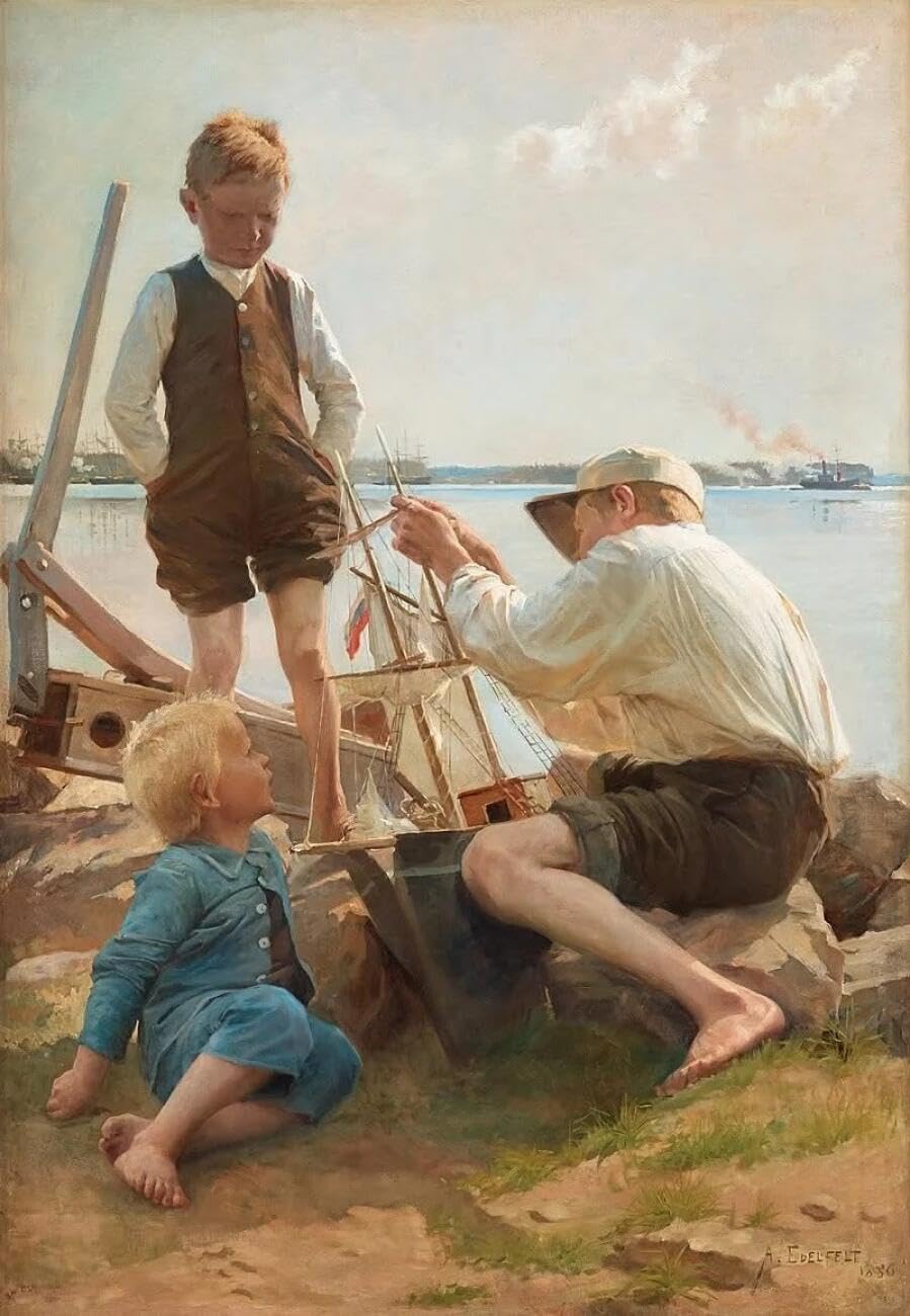 11CT Kit De Punto De Cruz Con Estampado Pintura Al Óleo Famosa，Construcción Naval Kits De Punto De Cruz Bordado, Juego De Inicio De Patrones Estampados, Accesorios De Arte De Bordado, De 80x100cm