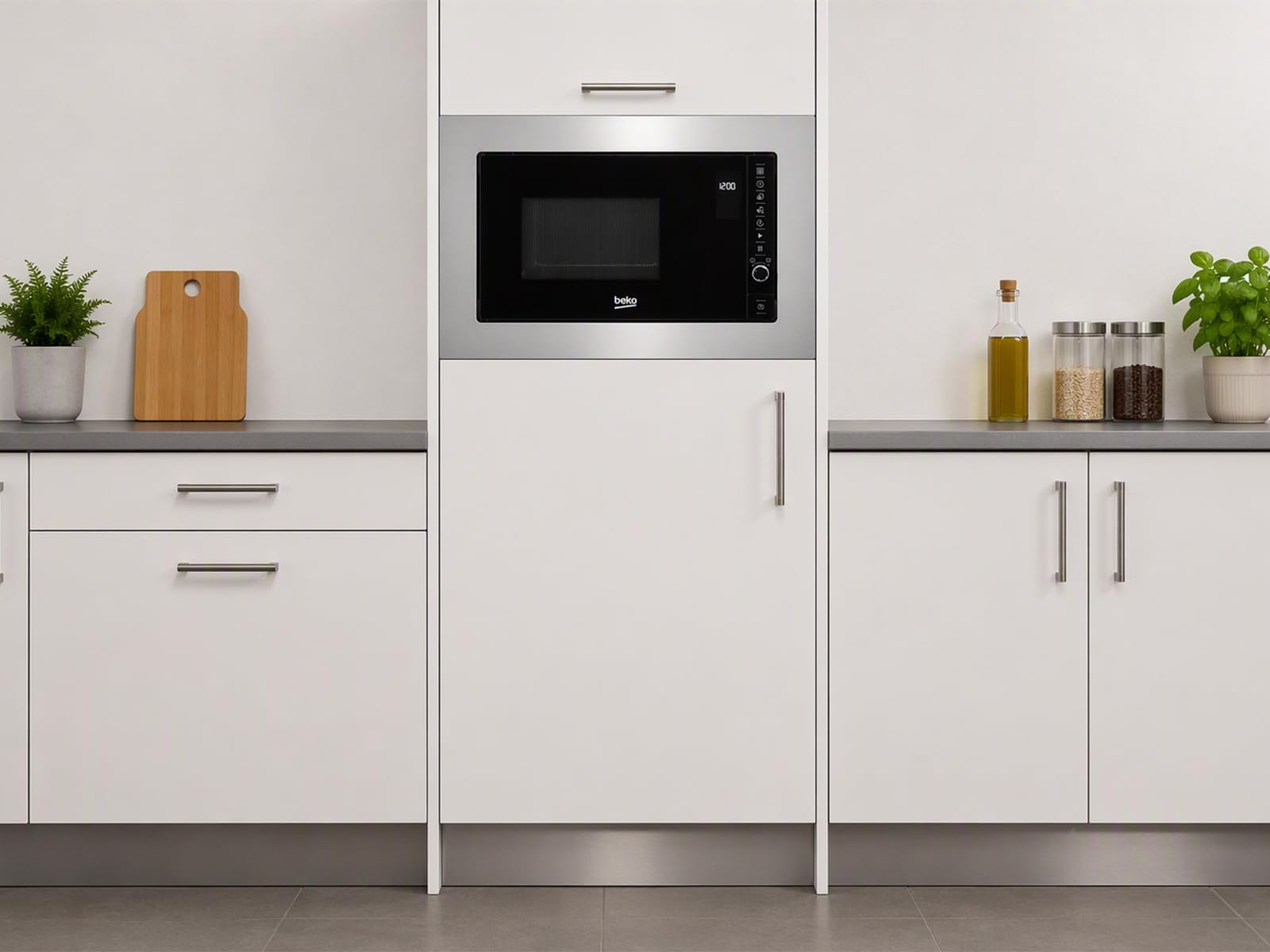 Beko BMOB20231X Einbau-Mikrowelle Schwarz/Edelstahl