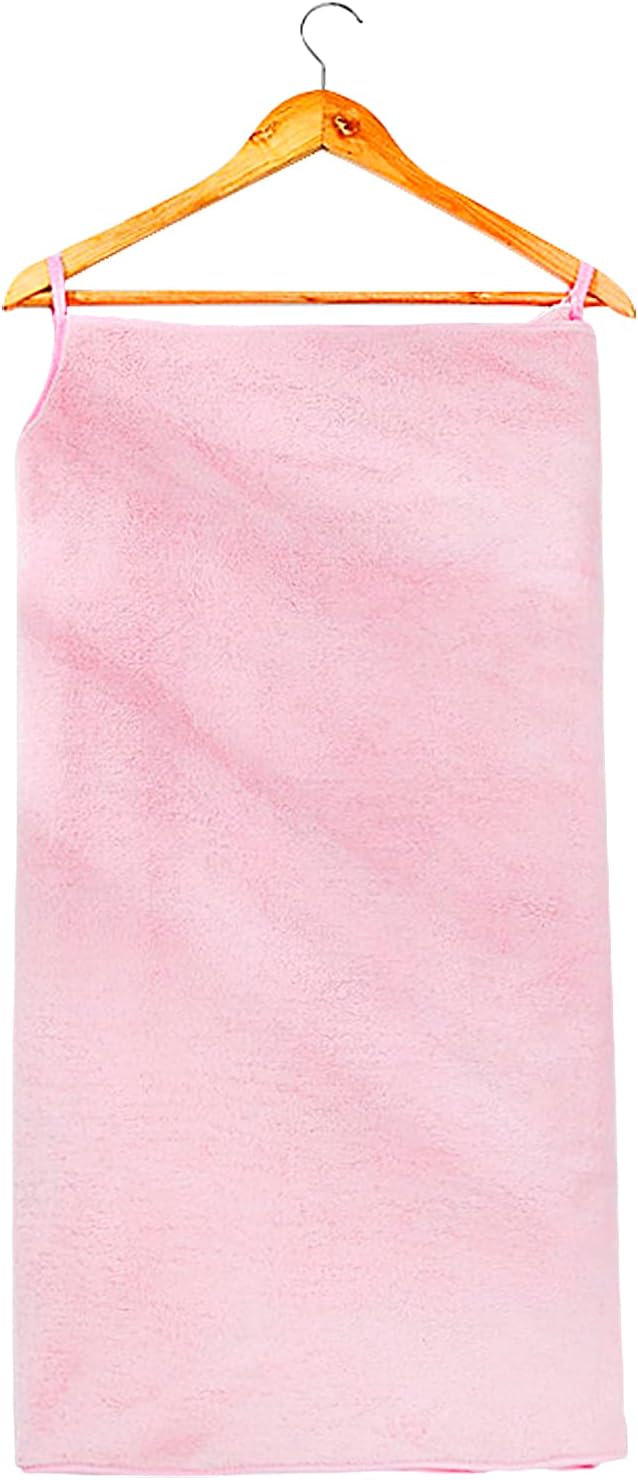 Sexy Sling Bath Towel With Straps for Women Girls Wearable Absorbent Fleece Bath Wrap Towel Long Shower Wrap Night Dress - Image 4