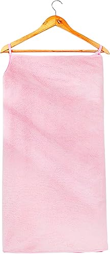 Miniatura 4 de Toalla de baño sexy con correas para mujeres y niñas, absorbente de forro polar, toalla larga para la ducha, vestido de noche