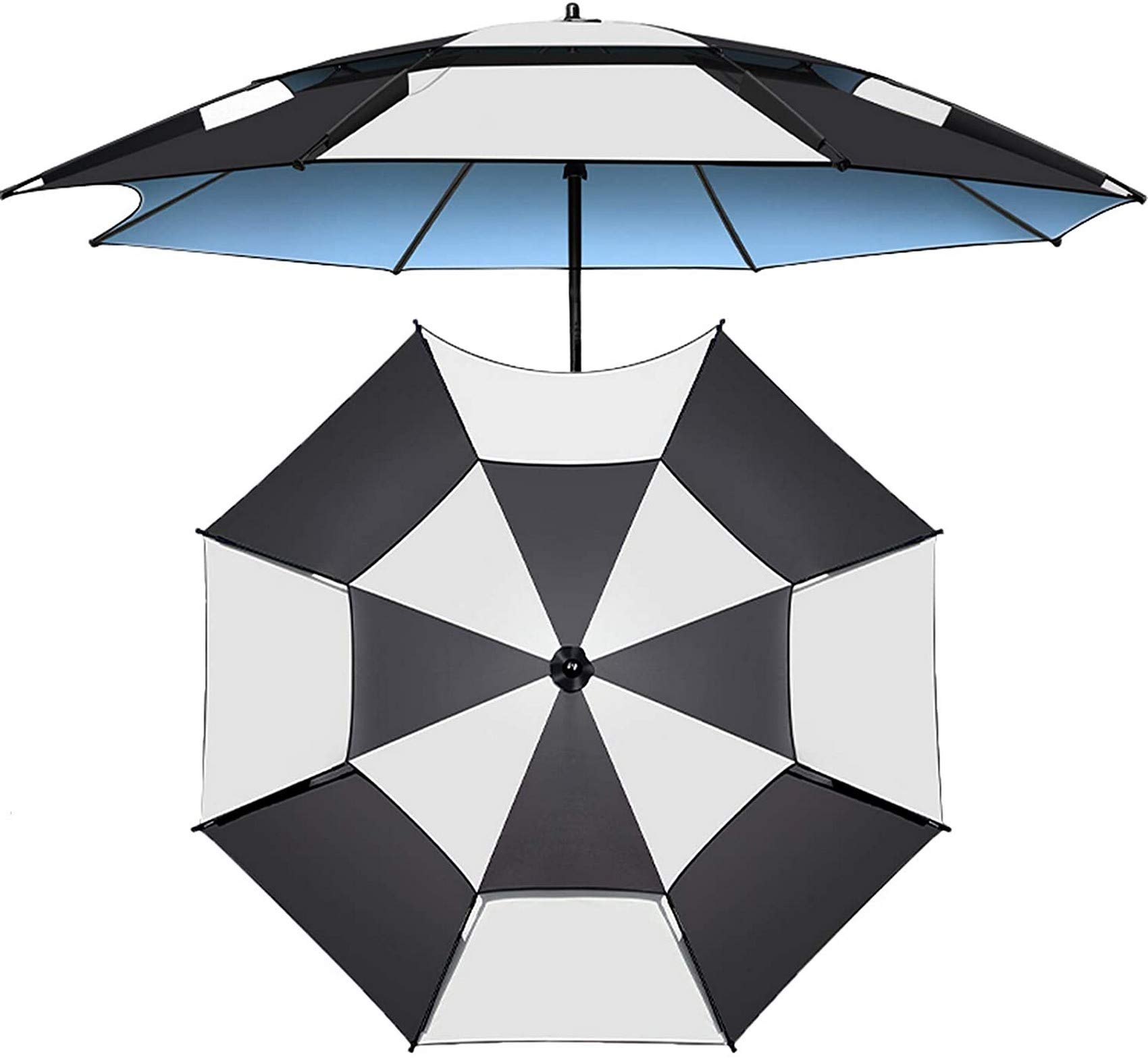 Duży Parasol Wędkarski Parasol Przeciwsłoneczny, Odchylany O 360 Stopni Nowy, Zagęszczony Filtr Przeciwsłoneczny Parasol Przeciwburzowy Do Wędkowania, Biwakowania, Gry W Golfa I Zajęć Na Świeżym Pow