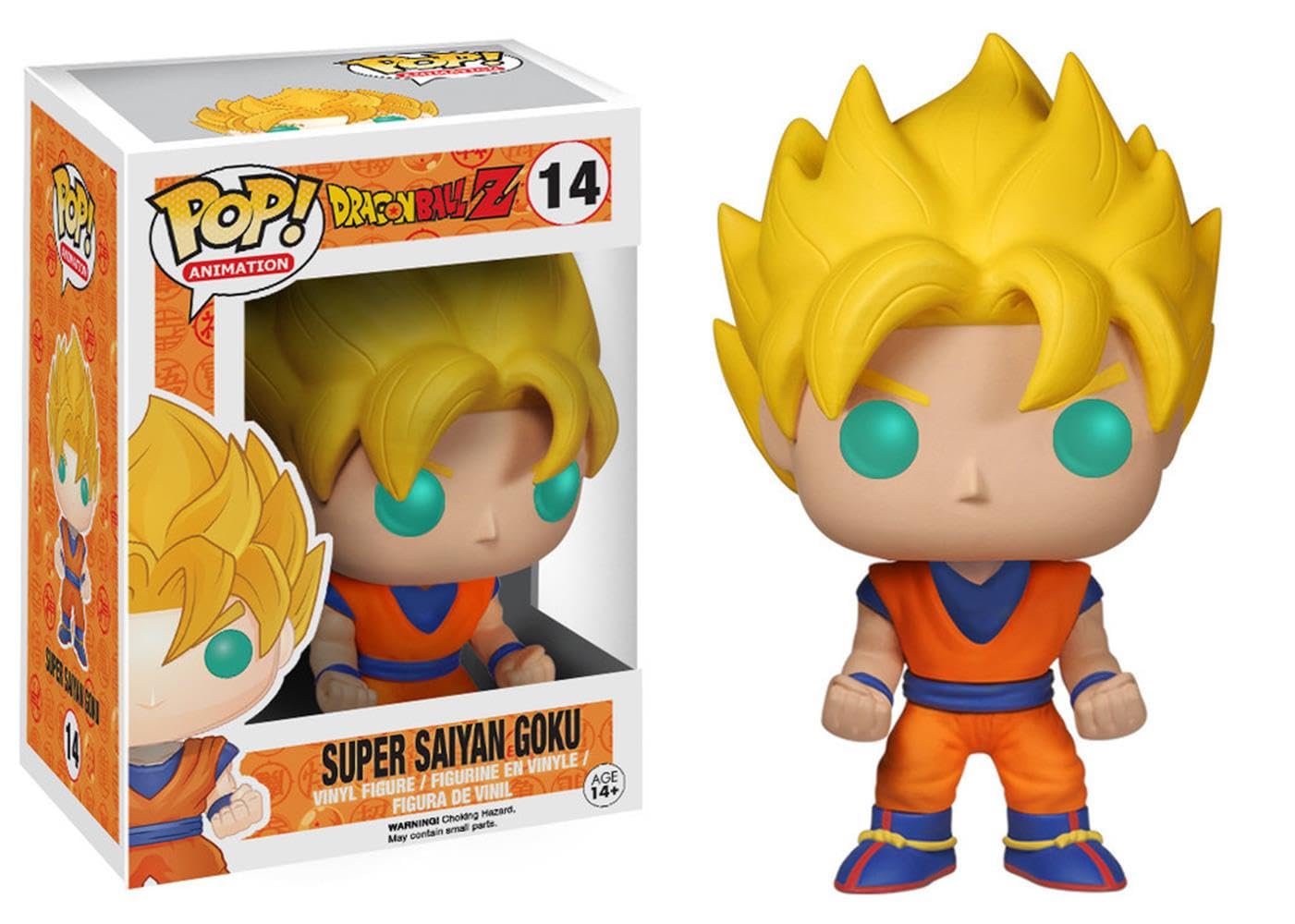 Funko Dragon Ball Z - Super Saiyan Goku Vinyl Figure 14 Unisex Pop! Standard Vinilo