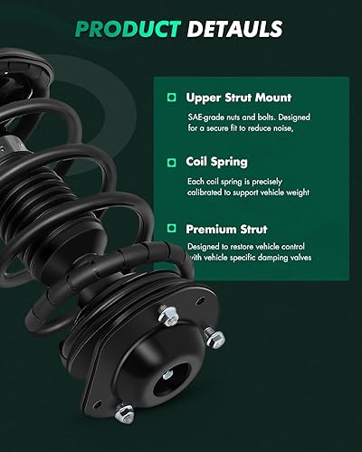 Miniatura 3 de Scitoo Puntales, Conjunto completo del amortiguador de resorte del puntal para 2005-10 para Chevrolet Cobalto, 2006-11 para Chevrolet HHR, 2007-09
