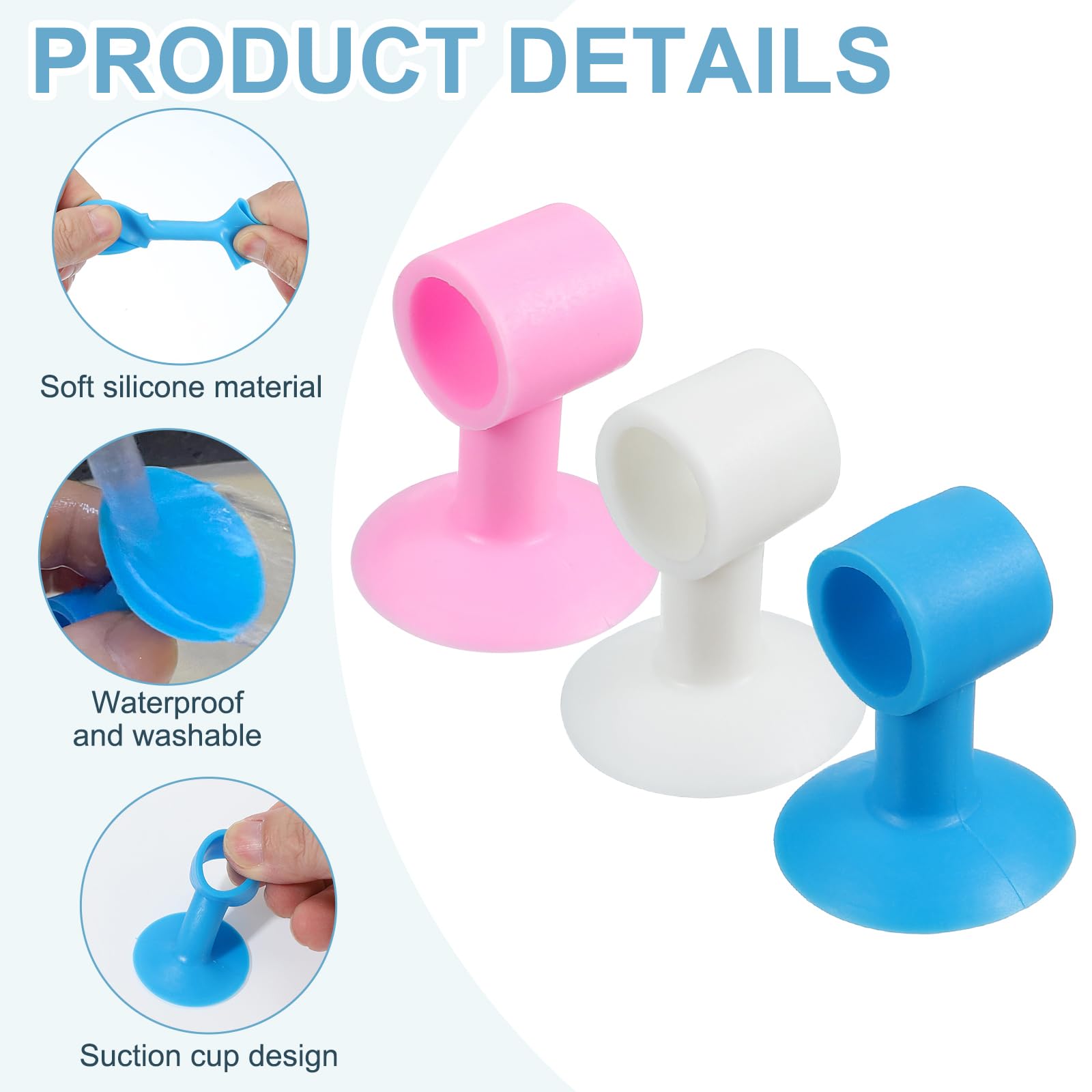 PATIKIL Anti-Collision Door Handle Stoppers Wall Protector - Image 3