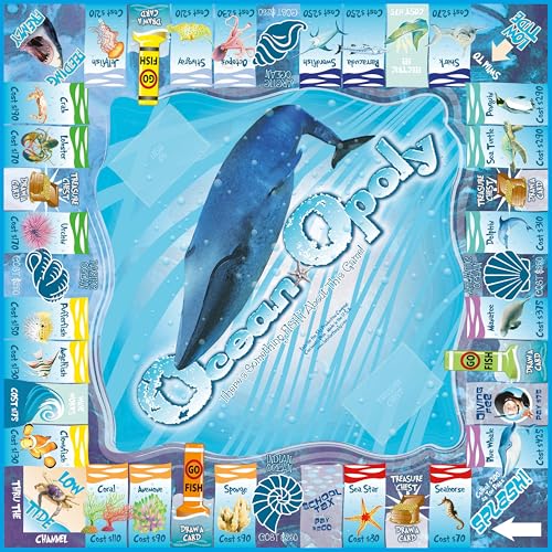 Late for the Sky Ocean-Opoly juego de mesa familiar miniatura 4