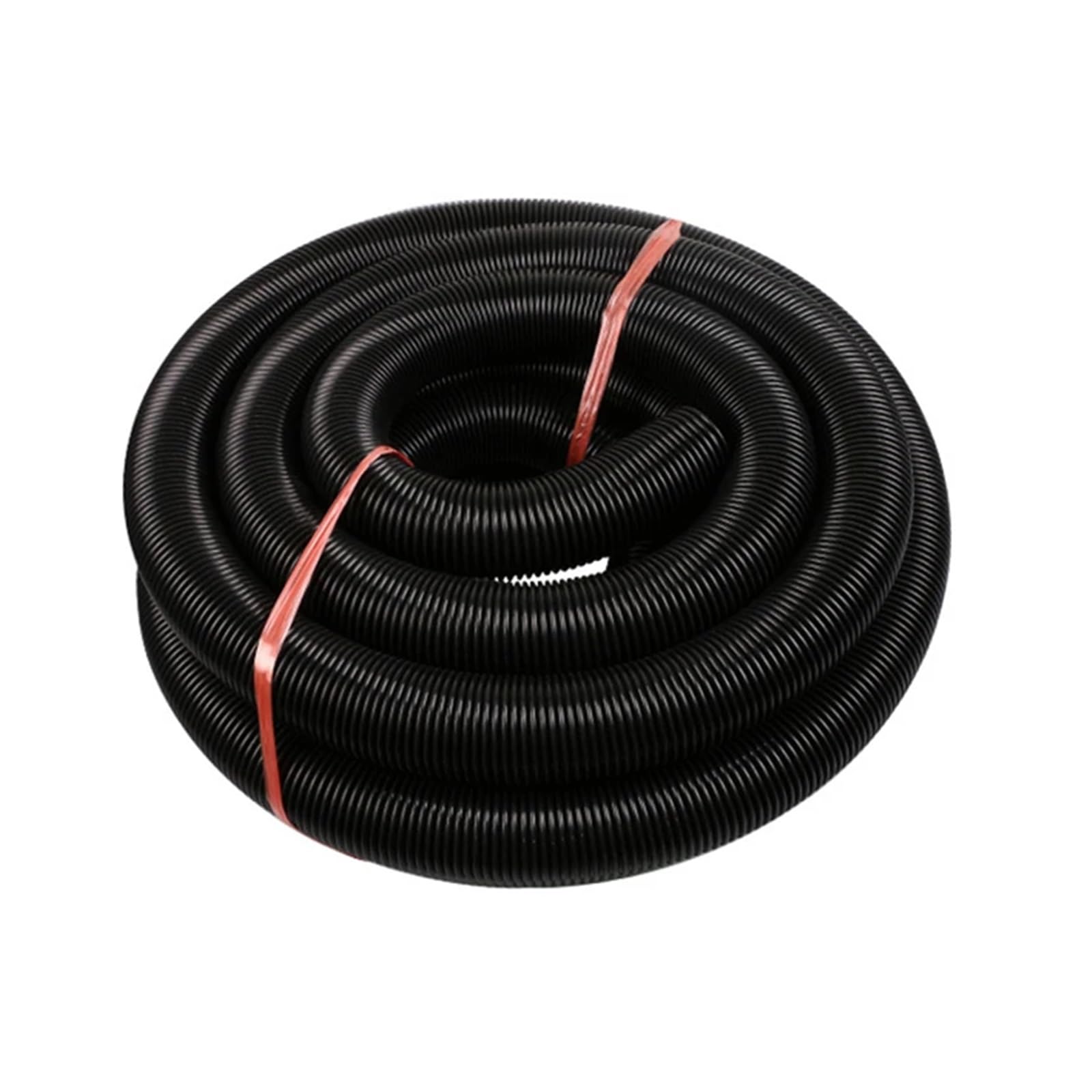 XIEYOUQIAN 1m Vacuum Cleaner Thread Hose Inner 35mm/Outer 42mm Bellows Straws Durable Flexible Soft Pipe Parts(Black)