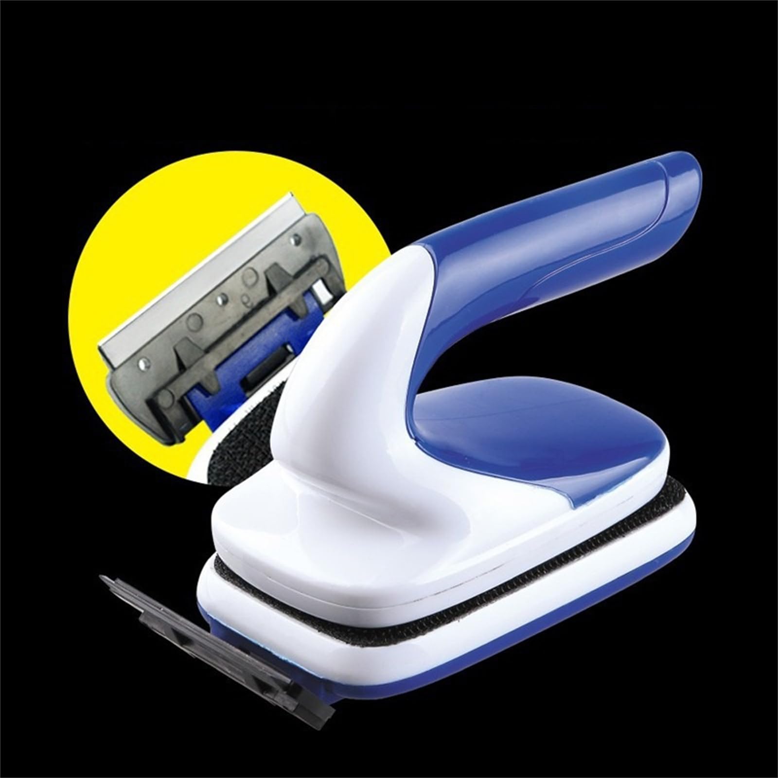 NATEFEMIN Magnetic Mini Fish Tank Magnet Brush, Scraper Fish Bowl Magnet Brush for Fish Tank Vases Decanter