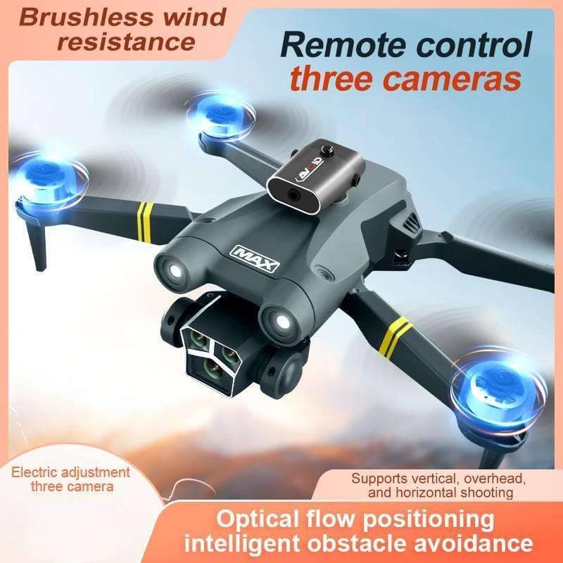 Image of M3 Max Drone With 4K Camera Brushless Motor for Adults, Kids Beginners, FPV Foldable RC Drone with 2 Batteries, 45 Mins Long Flight Time, Beyond-Range Loss Alert for Kids and Adults (1 Set)