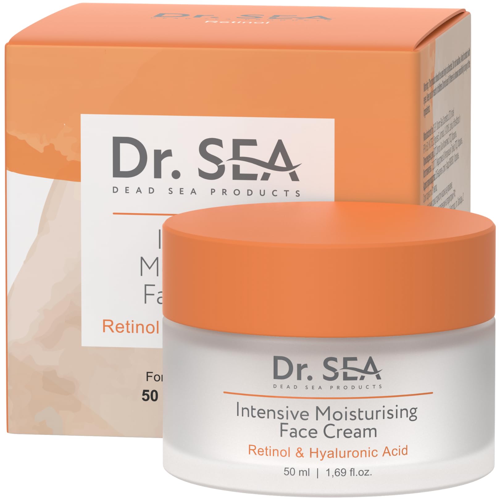 DR. SEA - Intensive Moisturizing Face Cream – Retinol & Hyaluronic Acid – Nutrition & Protection – 50ml
