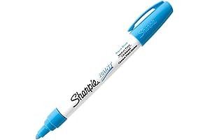 Sharpie Aqua Blue Water-Resistant Marker for Multiple Surfaces
