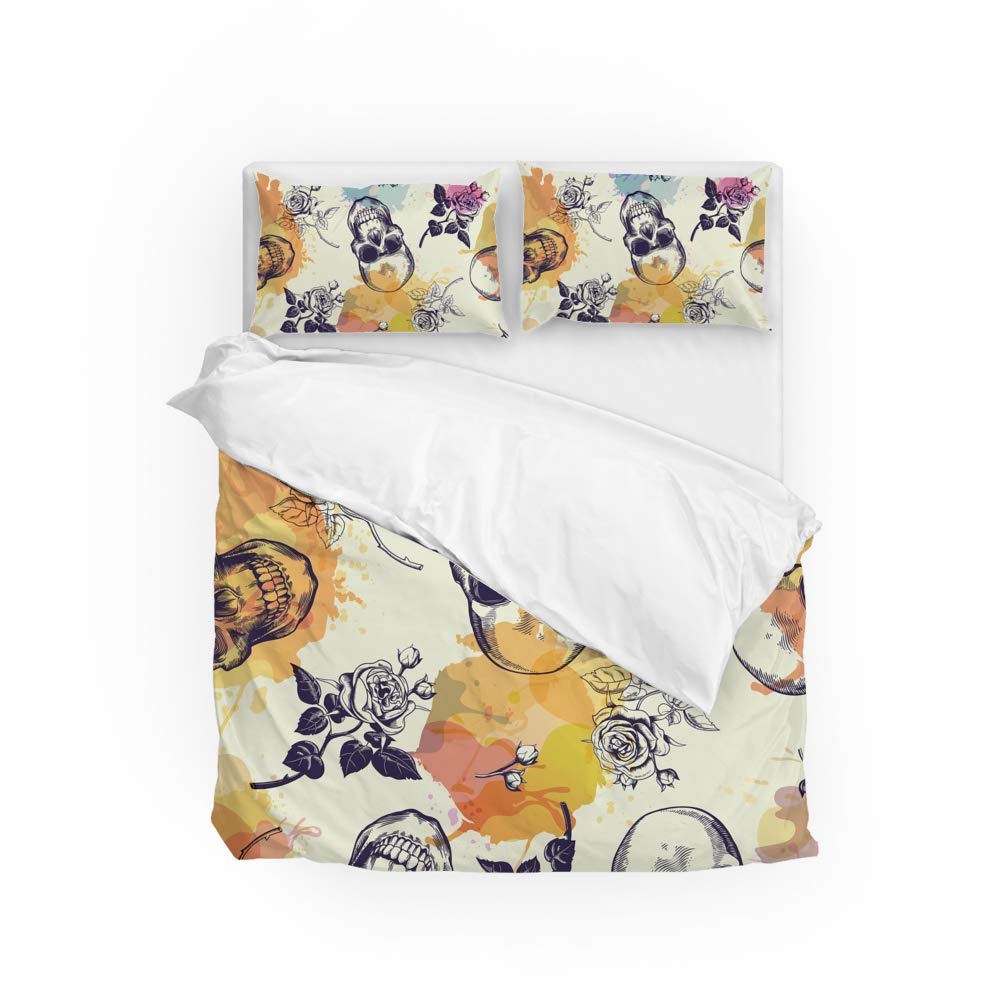 Ensemble de lit crânes rose ultra doux pour remplacer les draps rêches qui perturbent le sommeil