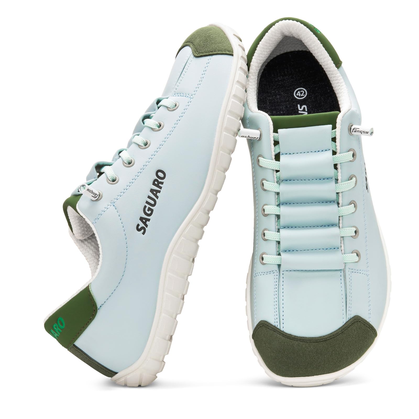 SAGUARO Barefoot Men's Minimalist Sneakers - Lightweight Sports Casual Shoes with Wide Toe and Zero Drop Sole for Work, Travel and Daily Use,Gr.36-48