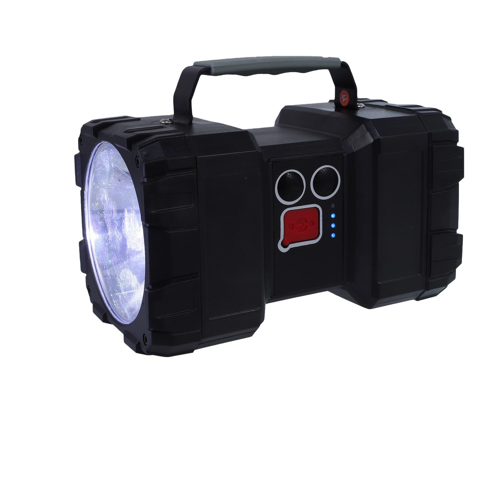 GALPADA Faretto Portatile Ricaricabile LED Alta Potenza Display Batteria e 3 Modalità Luce per Uso Esterno Ipx4 in Abs, Torcia Potente per Campeggio e Lavoro