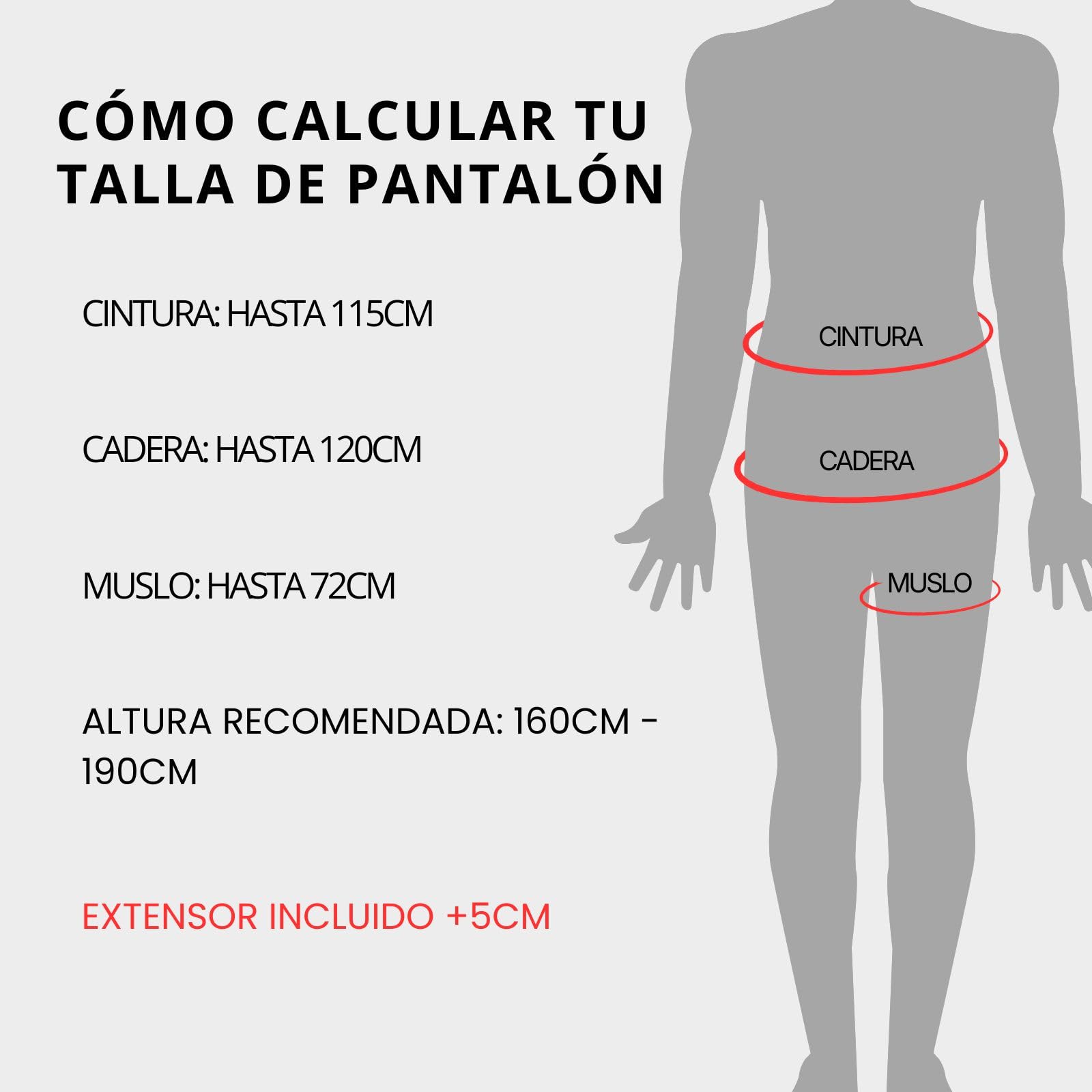 MED 8 Pantalón de Presoterapia Profesional 8 Cámaras 30-250 mmHg Compresión Piernas Glúteos