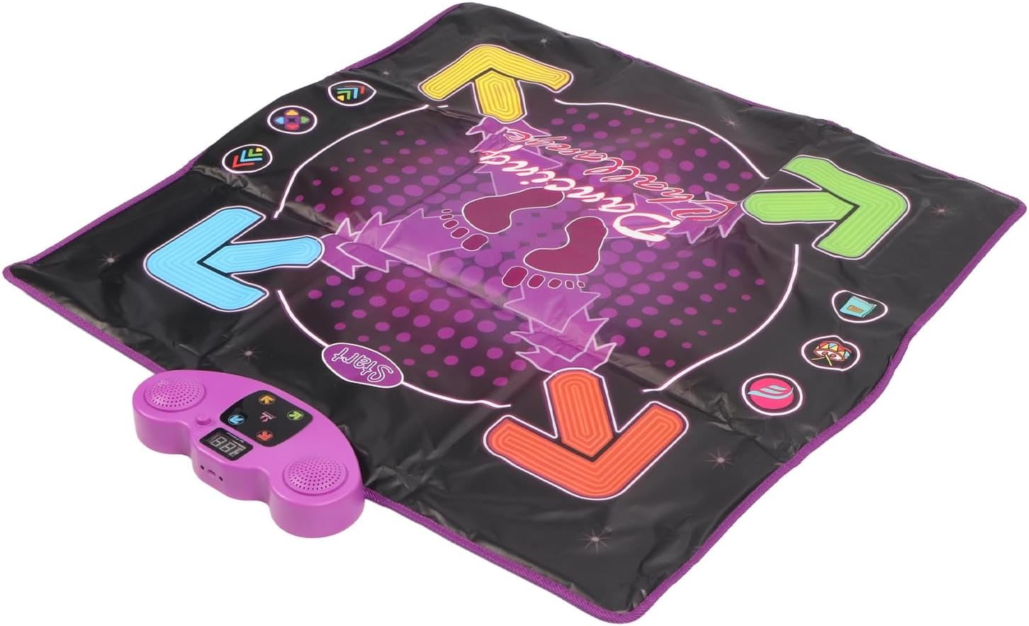 Semme Dance Mat with 4 Interactive Games Singing Microphone Fun Electronic Dance Pad for Kids 3+ Ideal Active Play