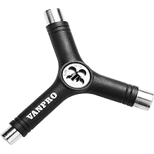 vanpro Y- Skateboard Tools Black 1 pk w/L-Type Key Allen & Phillips Head